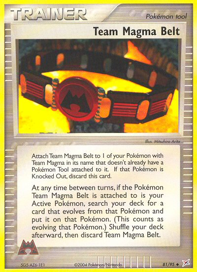 Team Magma Belt